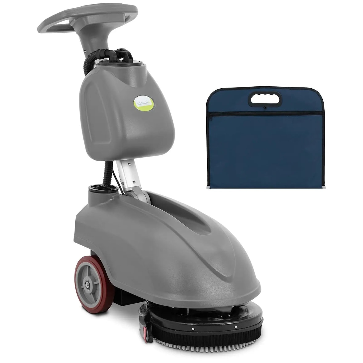 Helloshop26 - Autolaveuse auto laveuse machine entretien sol professionnelle à batterie 35 cm 1 350 m²/h à guidage manuel gris 14_0008250