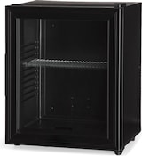 thumbnail of Brooklyn 23 Mini-Kühlschrank Glastür LED Ablage Schwarz