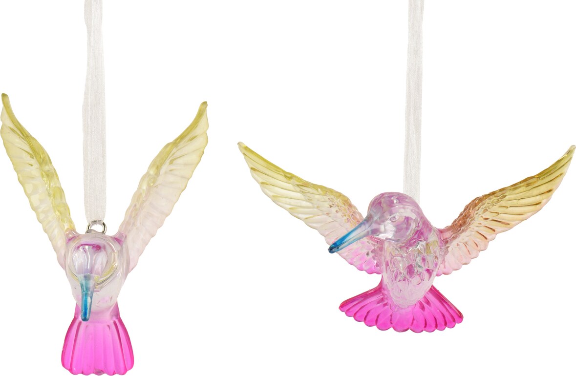 1 Christbaumschmuck Kolibri 8,5 cm Kunststoff sortiert Vogel Christbaumanhänger Weihnachtsbaum Weihnachtsanhänger Weihnachtsdeko Hängodeko Baumschmuck