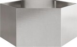 thumbnail of vidaXL Pflanzkübel Sechseckig 104x90x45 Edelstahl