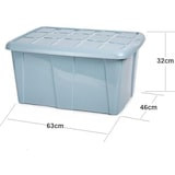 thumbnail of Caja de almacenamiento, 60L litros organizador Impermeable (Azul Claro)
