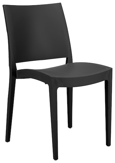 METRO PROFESSIONAL Stapelstoel Iluna, kunststof, zwart