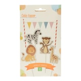 thumbnail of Cake Topper Tiere - Tortendeko Kindergeburtstag Kuchendeko Tortenstecker Kinderparty Geburtstagsdeko Bunt Mix