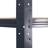 thumbnail of shelfplaza HOME Eckregal 200x70x45 cm in anthrazit mit 6 Böden und 145.83333333333 kg Traglast pro Boden