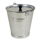 thumbnail of Zinkeimer 12L mit Deckel Zink Eimer Blumenkübel Wassereimer Metalleimer verzinkt 12 Silber
