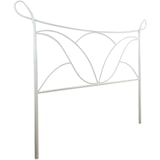 thumbnail of Cabecero de forja Salvatore, color Blanco Cabezal para cama de 135 cm