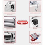 thumbnail of Imperia - Electric iPasta Classic Acciaio Cromato (fettuccine, tagliolini e sfoglia)