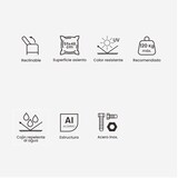 thumbnail of Sofá exterior, reforçado, Alumínio, Cor Branco, Poltrona: 59x72x112