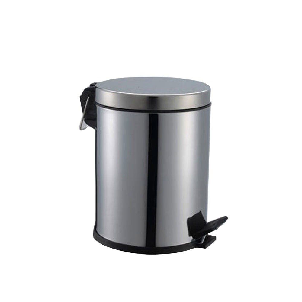 Aqua Blue Treteimer Mülleimer 3L Chrom