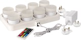 thumbnail of Duni 8er LED Mini Lamp -Set 186495 Multicolor inkl. Fernbedienung und 8er Ladestation (Produktionsdatum 2025)