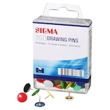 thumbnail of SIGMA Punaises, vinyle/métal, Ø 10.5 mm, colorées, 150 unités