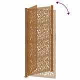 thumbnail of vidaXL Poort met bladontwerp 105x205 cm weervast staal