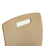 thumbnail of Besucherstuhl Helsinki gepolstert | Sitzschale HPL | Konferenzstuhl mit Stuhlverbinder