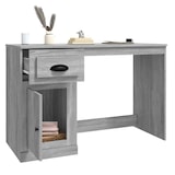 thumbnail of vidaXL Schreibtisch mit Schublade Grau Sonoma 115x50x75cm
