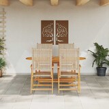 thumbnail of vidaXL Garten Essgruppe 5 pcs Beige