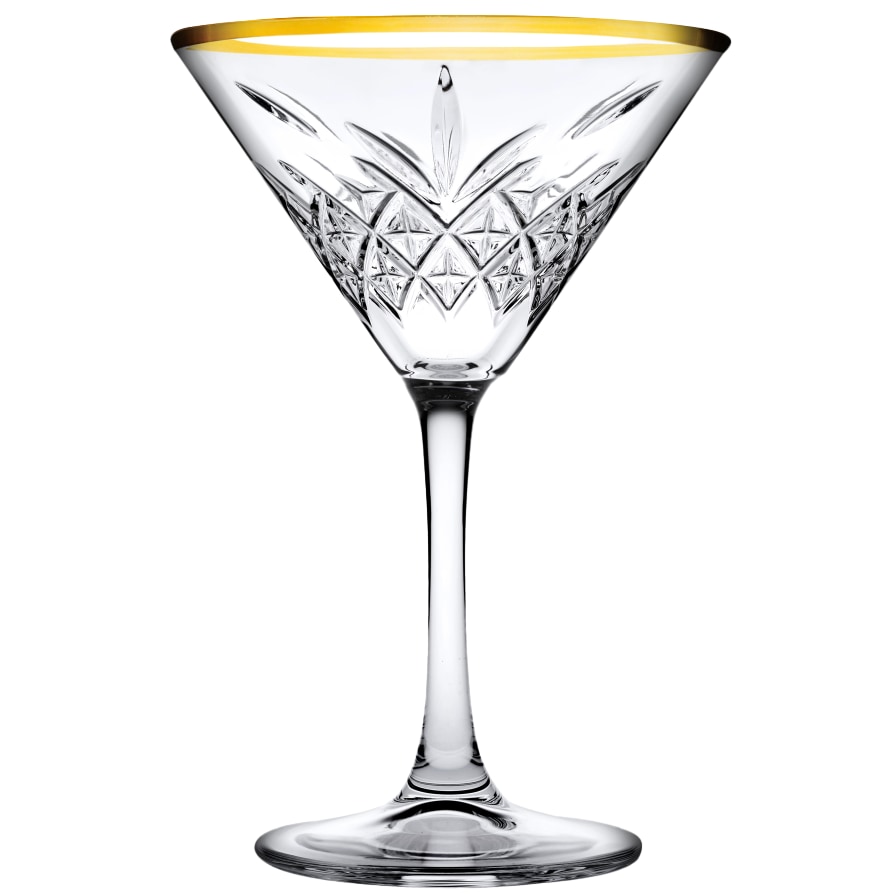 Pasabahce Martiniglas Timeless 23 cl Gold 4 Stück