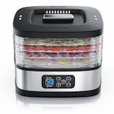 thumbnail of Arendo Dörrautomat mini mit Temperaturregler - Dehydrator - 5 Etagen - Timer 1 bis 72 h - 5 Einlegefächer - je Fach zwei Höhen - Food Fleisch Kräuter