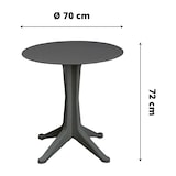thumbnail of PROGARDEN Tisch Levante 70 cm anthrazit