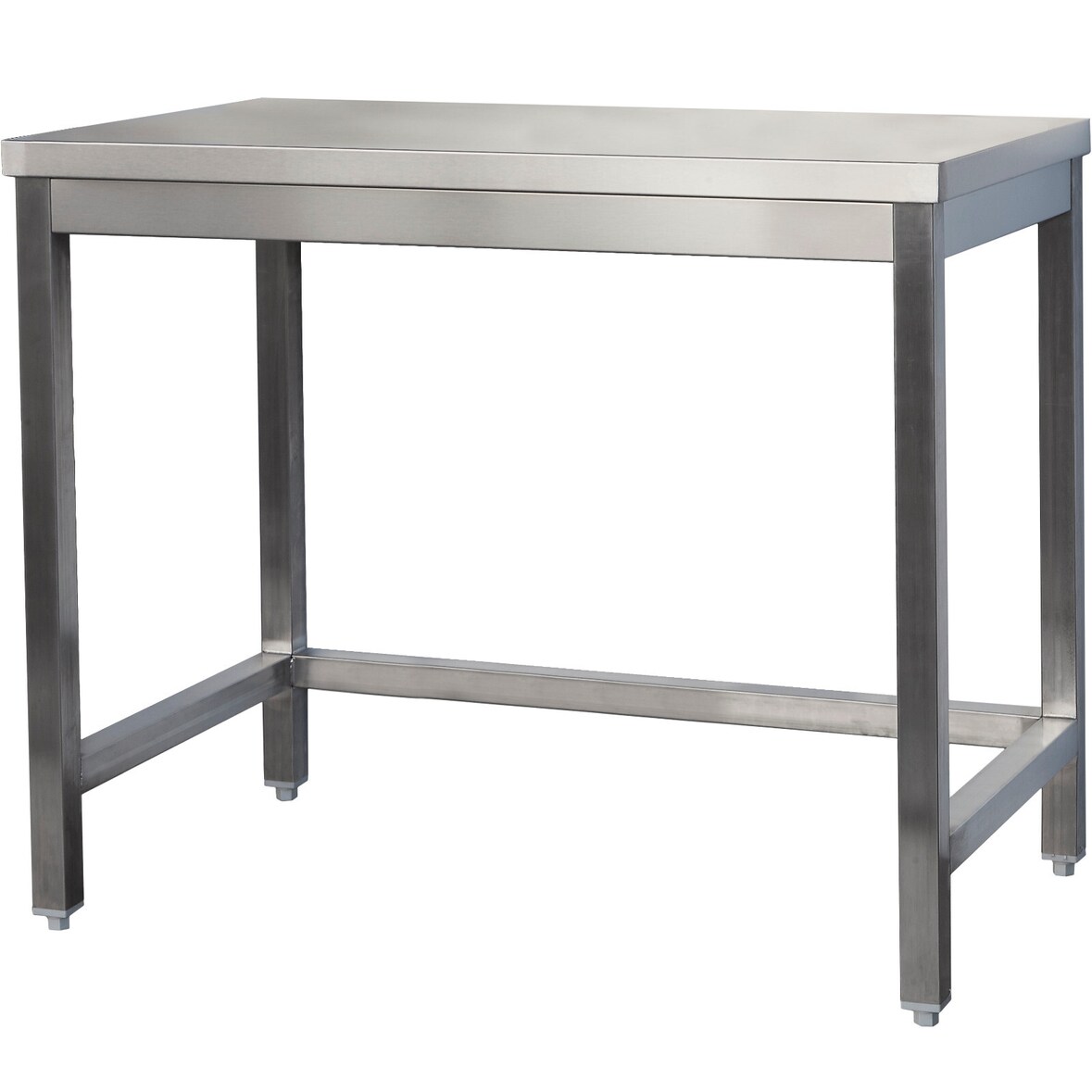 Gastro Arbeitstisch o. Grundboden o. Aufkantung Edelstahl (BxT) 1800 x 600 mm