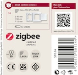 thumbnail of Paulmann Preisattraktives Starterset Smart Home smik Gateway mit Wandtaster + LED Einbauleuchte Nova Plus Coin Basisset schwenkbar RGBW 5181