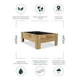 thumbnail of HORTALIA Mesa de cultivo Gardenbrico L40 em madeira tratada para exterior - 120x80x40 cm