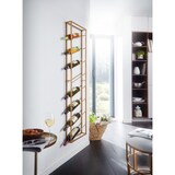 thumbnail of Weinregal FineBuy Flaschenregal Wand 36x150x8 cm Metall Regal Wein Groß Hängend