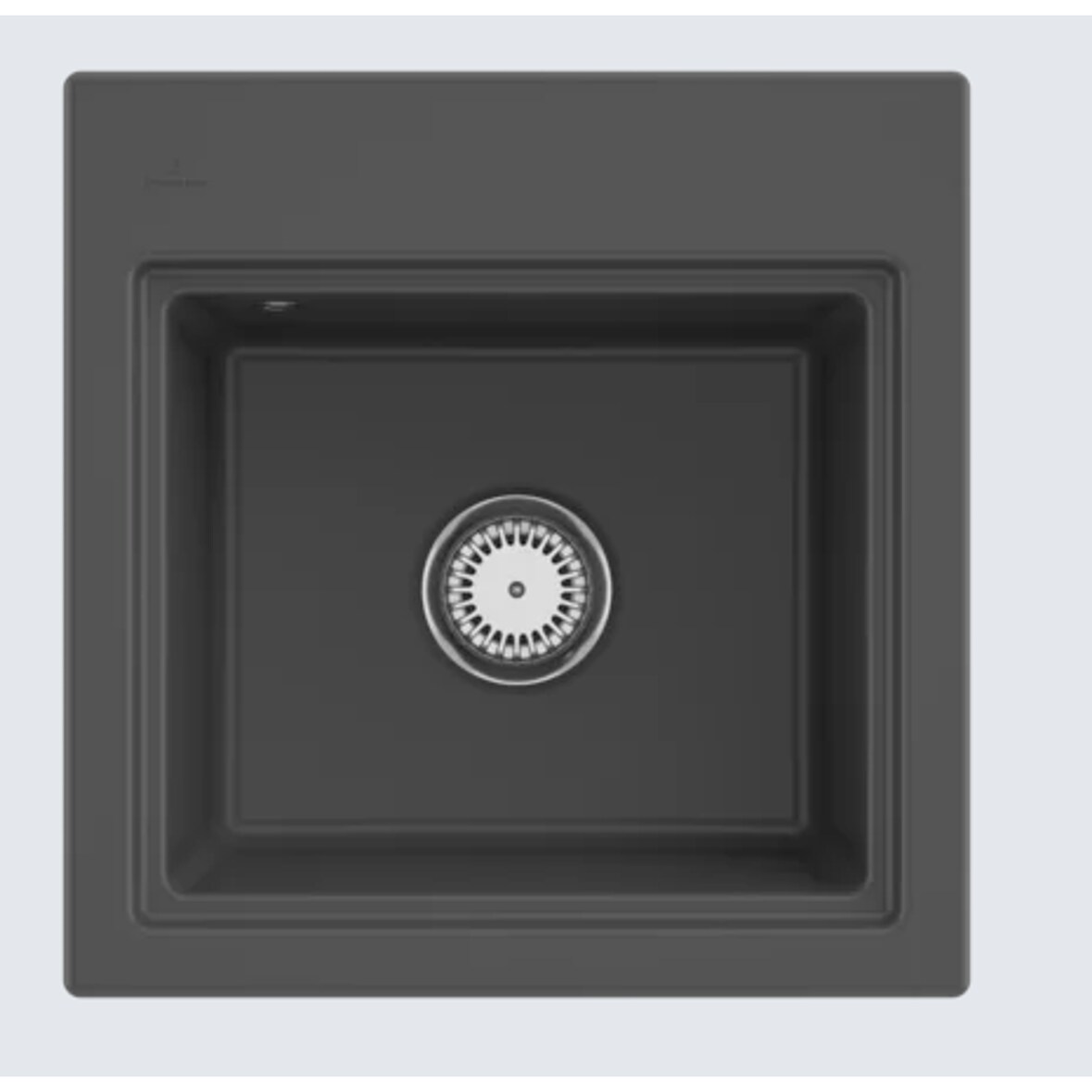 Villeroy&Boch Spülbecken, Küchenspüle Subway Style 50 S Graphite 500x510mm, Unterschrankbeite 50cm