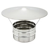 thumbnail of Fumaiolo comignolo in acciaio inox cappello cinese - Diametro 12 cm