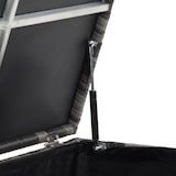 thumbnail of tectake Coffre de rangement avec cadre en aluminium et roues 297l, 117x54x64cm - gris - 404555