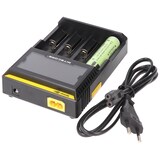 thumbnail of NiteCore Ladegerät Digicharger D4 EU mit Display für AAA, AA, C
