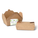thumbnail of greenbox - Take-away Boxen aus Karton 1100 ml, braun, 280 St.