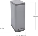 thumbnail of STM18 Prullenbak pedaalemmer 18l inclusief binnenemmer soft-close deksel zwart