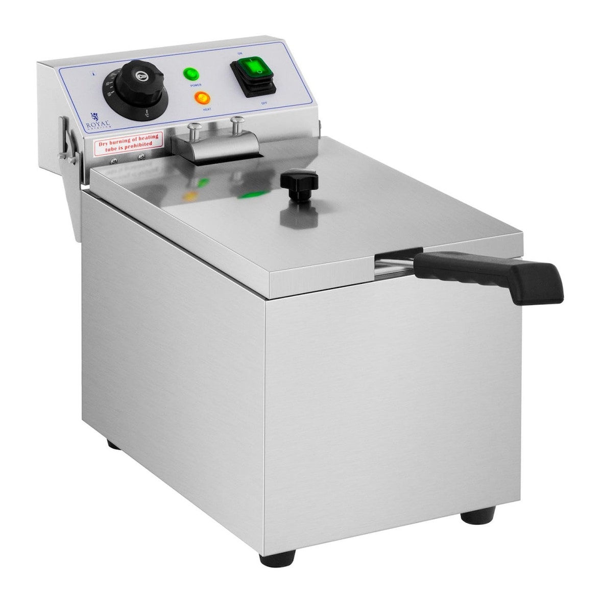 Helloshop26 - Fritadeira elétrica profissional para restaurantes 8 litros 230 volts 14_0001796