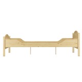 thumbnail of Doppelbett 140x200 Kieferbett Massivholz Ehebett Französisches Bett V-60.30-14 Federholzrahmen und Matratze inkl.