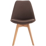 thumbnail of Sedia Pranzo Linares marrone/Tessuto