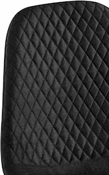 thumbnail of CHEFGASTRO 4er-Set Esszimmerstuhl ASPEN Stoff HxBxT 88x44x54cm Schwarz Küchenstuhl
