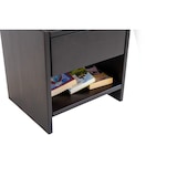 thumbnail of Nachttisch Holz Nachtkonsole Buche wenge 40 x 33 cm CAMPINO