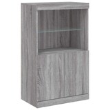 thumbnail of vidaXL Sideboard mit LED-Leuchten Grau Sonoma 181,5x37x100 cm