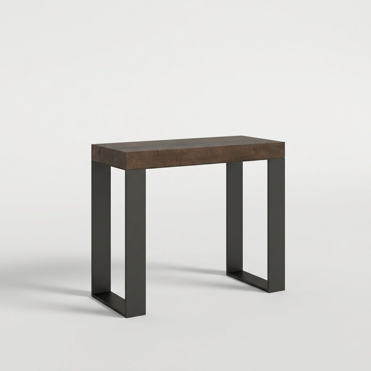 Consola extensible 90x40/300 cm Tecno Noce Estructura Antracita