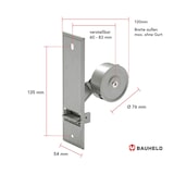thumbnail of BAUHELD Rollladen Aufhängefeder Mini 100mm 12 Stück