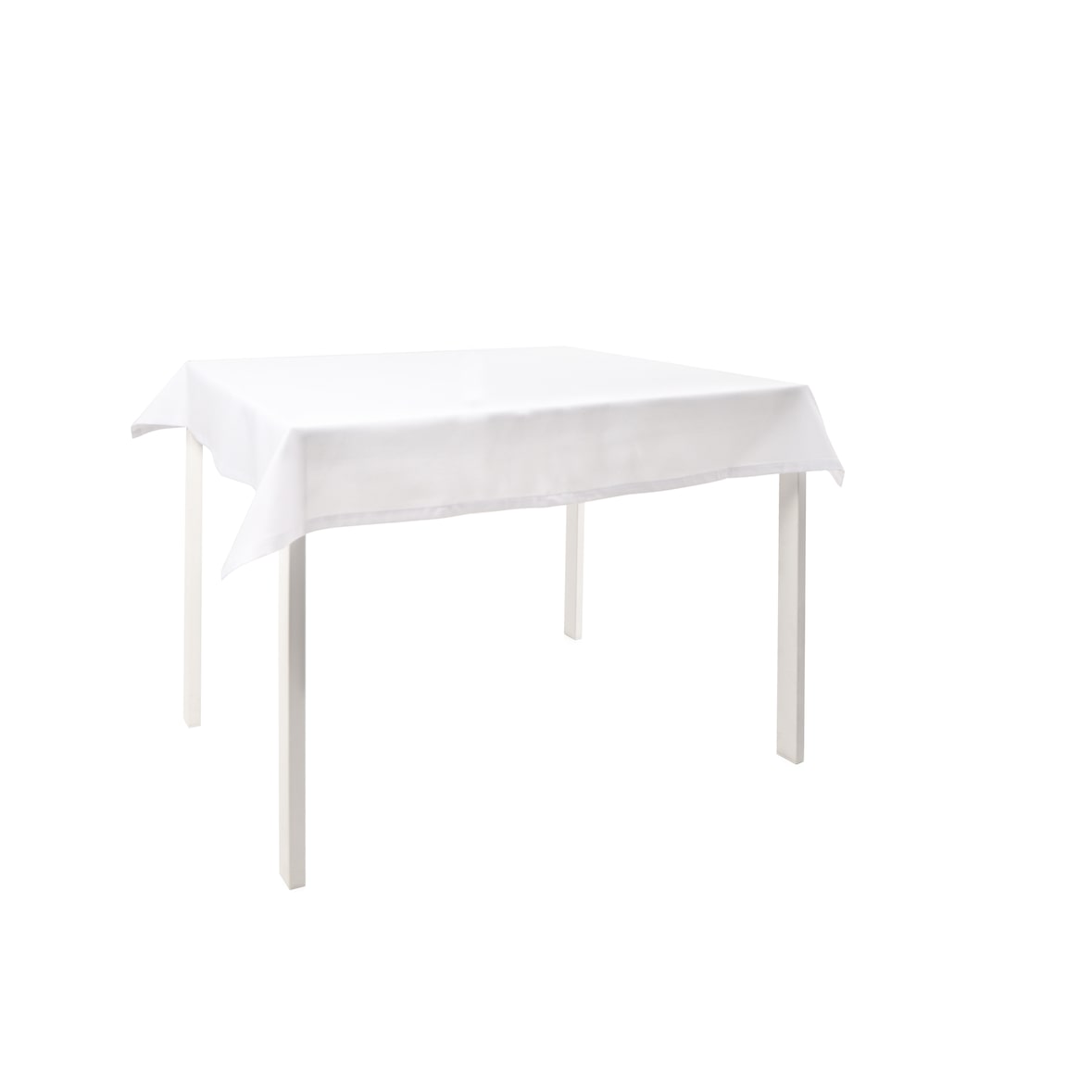 METRO Professional Mantel Profiline, poliéster, 140 x 140 cm, blanco