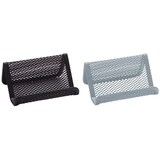 thumbnail of Visitenkarten-Aufsteller, 11x7,5x5 cm, metallic silber Q-CONNECT KF04729