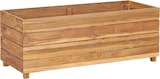 thumbnail of vidaXL Hochbeet 100x40x38 cm Massivholz Teak und Stahl