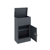 thumbnail of Paketbox Postbox M Paketfach Postkasten 38x23x65cm Briefkasten mit Schloss Stahl