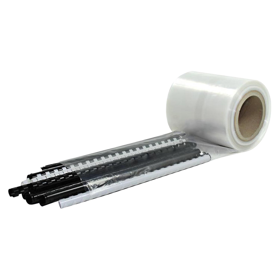 Schlauchfolie   50mm breit  50my transparent LDPE 500 lfm.