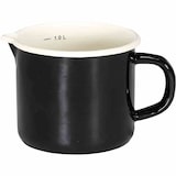 thumbnail of KRÜGER Milchtopf "Triest" 12 cm mit Ausguss Emaille weiß 17012TR