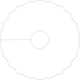 thumbnail of Mank Pilsdeckchen aus Saugstoffpapier UNI in Weiss, Ø 90mm mit 20mm Innenloch , 1000 Stück - Tropfenfänger