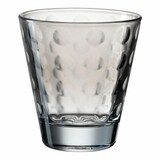 thumbnail of Leonardo Trinkglas Optic, Becher, Wasserglas, Kalk-Natron Glas, grau, 215 ml, 025893