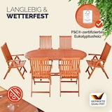 thumbnail of Casaria Sitzgarnitur Vanamo Klappbar