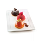 thumbnail of METRO PROFESSIONAL Halbkugel Backform 6er, Silikon, 30 x 17.5 x 3.5 cm, temperaturbeständig -60 bis +230 °C, stapelbar, orange